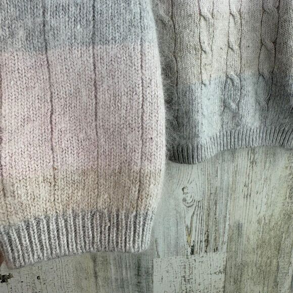 vintage all points by reference points lambswool button up cardigan size medium - Picture 4 of 6